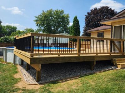 Custom Deck Installation Project