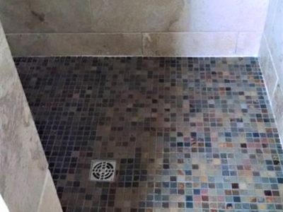 Shower Floor Remodeling and Flooring Tile Replacement